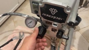 Видеоинструкция по эксплуатации  окрасочного аппарата Rongpeng R450