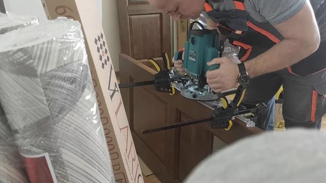 Врезка тела замка магнит 195мм шаблон Стройпрофи смотреть онлайн