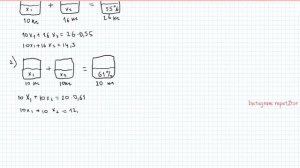 Имеются два сосуда, содержащие 10 кг и 16 кг раствора кислоты