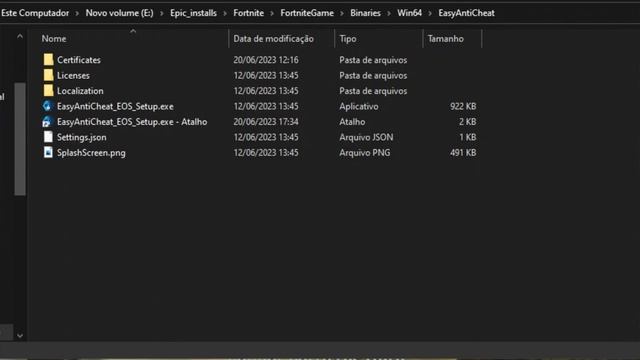 COMO RESOLVER : ERRO DE EXECUÇÃO DO EASY ANTI CHEAT NÃO INSTALADO NO FORTNITE! смотреть онлайн