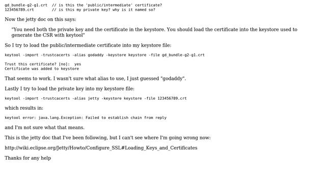 DevOps & SysAdmins: How do I properly generate a keystore for ssl? смотреть онлайн