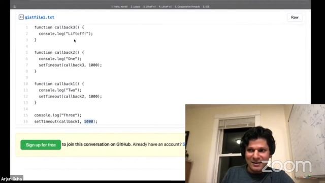 #PLTalk: callcc in JavaScript with Arjun Guha смотреть онлайн