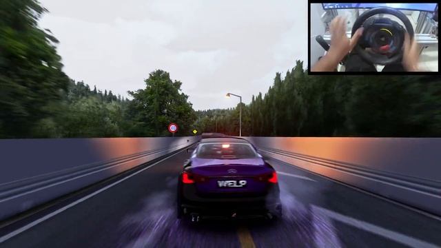 522hp Infiniti Q50 Touge Run l Assetto Corsa (Logitech G29 - Steering Wheel Gameplay) смотреть онлайн