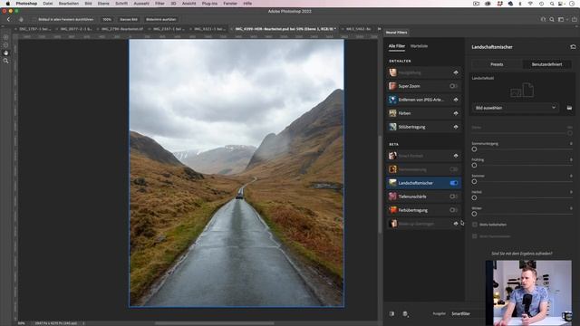 Neu in Photoshop 2022 - Composing in Sekunden! смотреть онлайн
