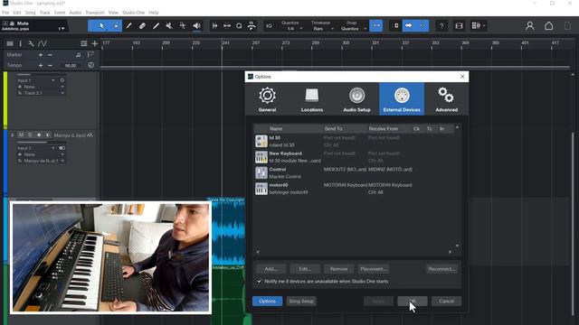 How to setup Behringer MOTOR 49 on STUDIO ONE (english audio) смотреть онлайн