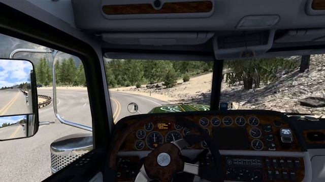 ATS Спуск с горы в штате Вашингтон с применением Jake Break смотреть онлайн