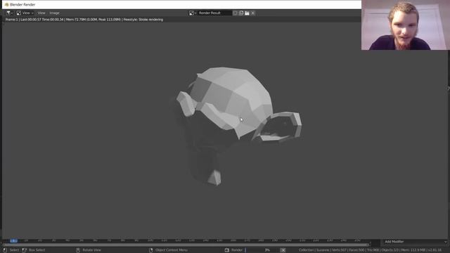 How to Render Wireframes Blender Tutorial смотреть онлайн