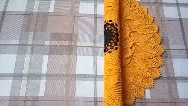 Crochet sunflower doily / Салфетка подсолнух крючком смотреть онлайн