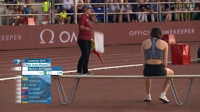 Прыжки в высоту жен Бриллиантовая 2019!Women's High Jump – Diamond League Lausanne 2019 смотреть онлайн