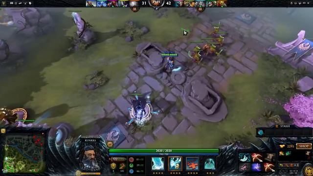 Miracle -- 4 divine Kunkka -- 5000 DE CRITICO -- 8991 MMR Dota 2 смотреть онлайн