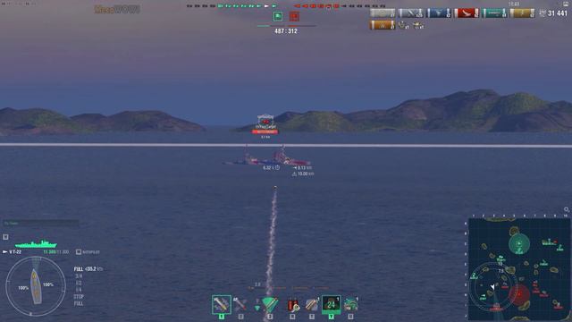 World of WarShips | T-22 | 7 KILLS | 115K Damage - Replay Gameplay 1080p 60 fps смотреть онлайн