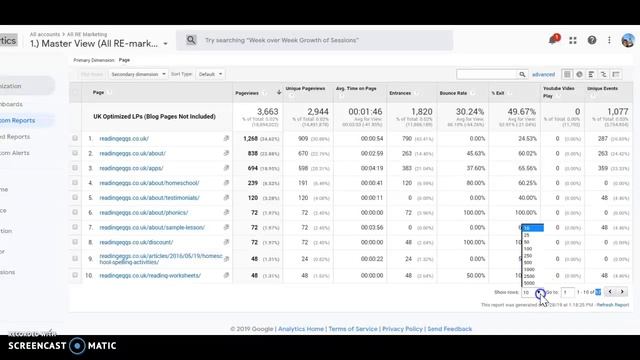 Setting up SEO Landing Pages Report смотреть онлайн
