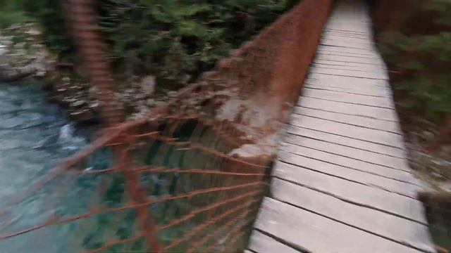 Река Техури. Мост. Самегрело, Грузия. смотреть онлайн