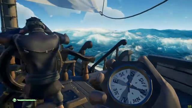 GOING INTO THE STORM - Sea of Thieves Funny Moments смотреть онлайн