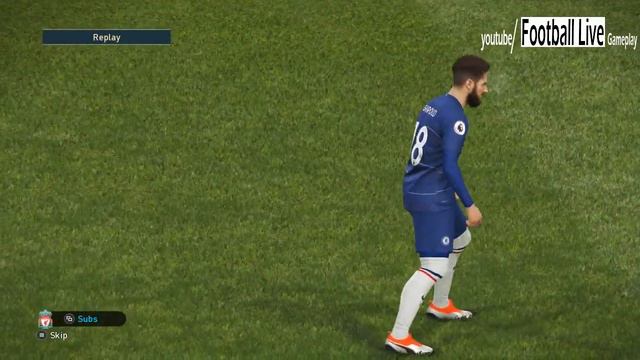 PES 2019 | Chelsea FC vs Liverpool FC | Full Match & Amazing Goals | Gameplay PC смотреть онлайн