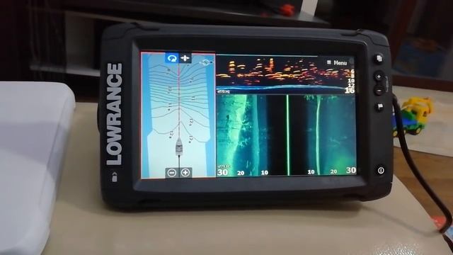 Обзор меню эхолота Lowrance Elite Ti2 Active Imaging / Review of Lowrance Elite Ti2 Active Imaging смотреть онлайн