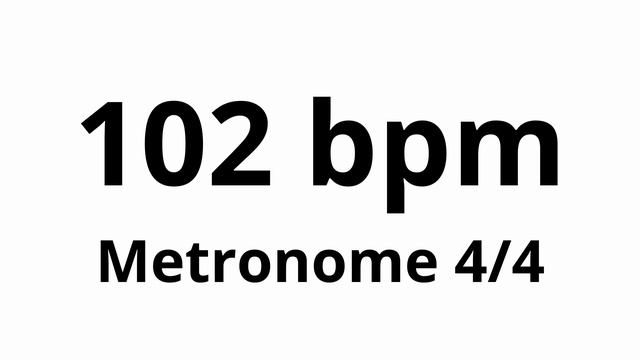 102 bpm tempo ' metronome ' 4/4 смотреть онлайн