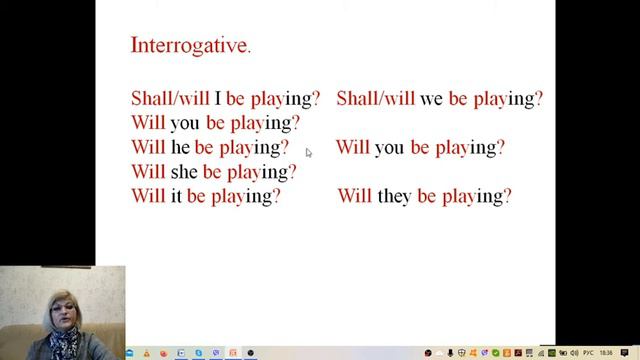 Future Continuous ( Progressive) Tense. Мария Ковальская смотреть онлайн