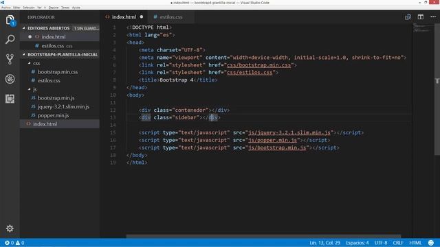 Bootstrap 4: Contenedores. Containers. смотреть онлайн