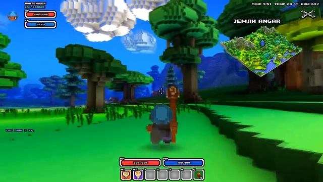 Кубическое RPG - Cube World (типо обзор) смотреть онлайн