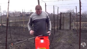 Обработка винограда по голой почке. Бордосская жидкость. Опрыскиватель Agrimotor