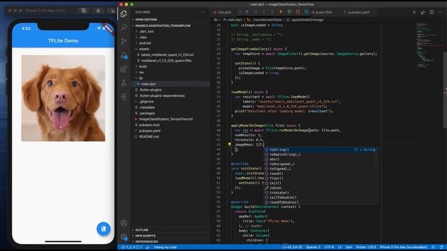 Tensorflow Lite - Flutter #3 - Image Classification using MobileNet смотреть онлайн