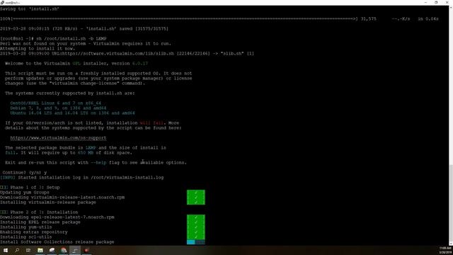 How to Install Virtualmin on CentOS 7 With PHP 7 and NGINX смотреть онлайн