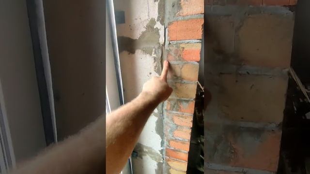 Трёхслойная стена - Облицовка, газоблок, забутовка #construction #building