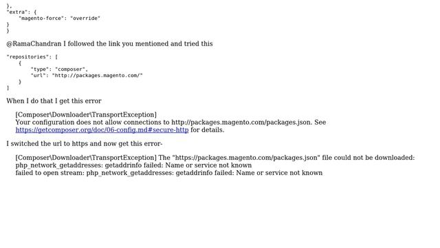Magento: Trying to upgrade from 2.1.6 to 2.1.7 and getting a composer error смотреть онлайн