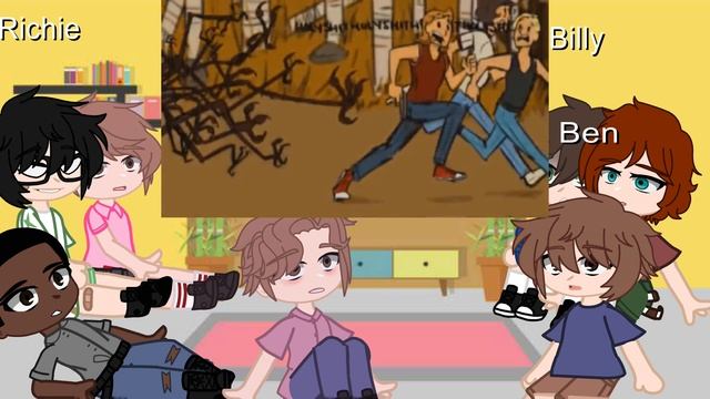 Losers club reacts to if Pennywise was good || Gacha life || Reaction || Cringe смотреть онлайн