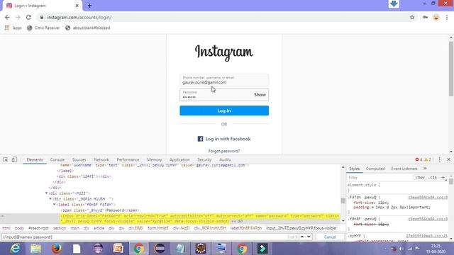 Selenium Locator Technique Xpath Automation testing(Automate instagram login page) Lecture-11. смотреть онлайн