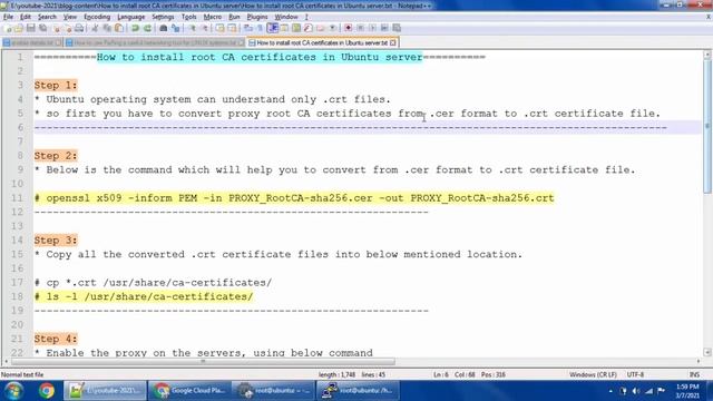 How to install root CA certificates in Ubuntu server смотреть онлайн