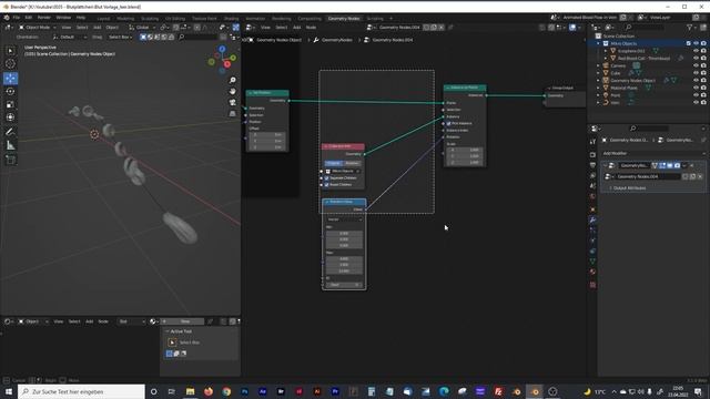 Animated Blood Cells in a Vein - Blender Geometry Nodes 3.1 for Scientists Tutorial смотреть онлайн