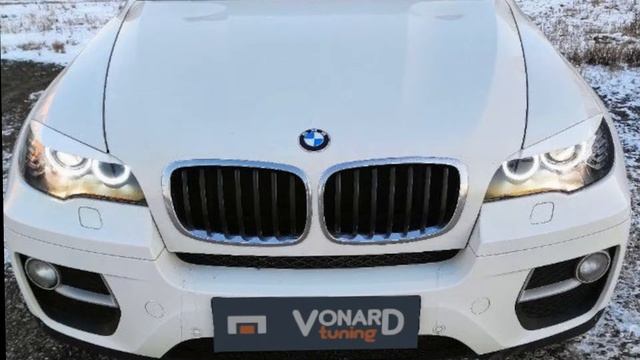 Реснички накладки для передних фар BMW X6 Е71 смотреть онлайн