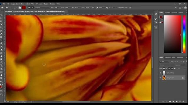 Learning to use the mixer brush tool (Photoshop Tutorial) смотреть онлайн