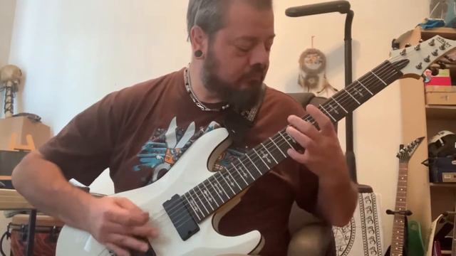 Schecter Demon 7 riff 2 смотреть онлайн