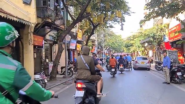 Вьетнам. 3 часть. Ханой. Прогулка на велорикше по старому городу. смотреть онлайн