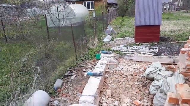 Ломаем сарайку и сносим забор. часть 4 смотреть онлайн