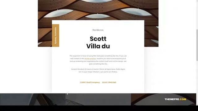 Archio - Architecture WordPress Theme property estate Haruka смотреть онлайн