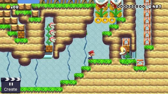 Tips Tricks and Ideas with Piranha Plants in Super Mario Maker or "Peach's Castle Garden" смотреть онлайн