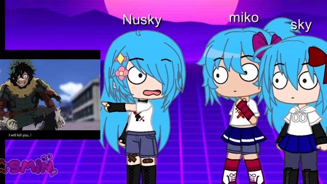 Some of the skies react to dark deku's insanity(DAF/skyverse/DEKUVERSE) смотреть онлайн