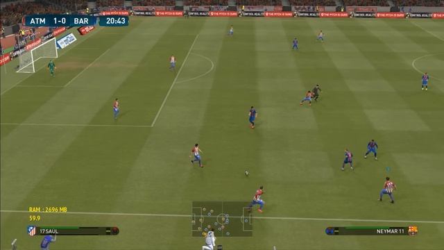 PES 2017 - Laptop gameplay & benchmark Nvidia | 840m | 940m | смотреть онлайн
