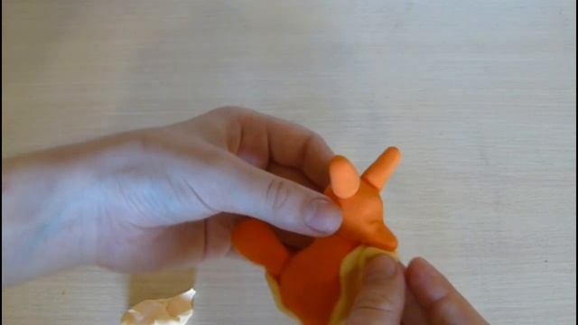 Как слепить из воздушного пластилина лису???? смотреть онлайн