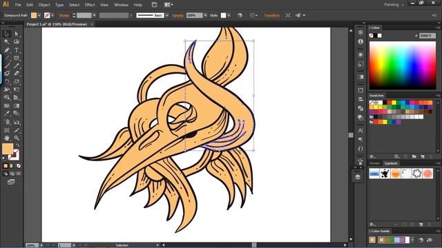 Membuat Gambar Ilustrasi Menggunakan Adobe Illustrator - Adobe Photoshop смотреть онлайн