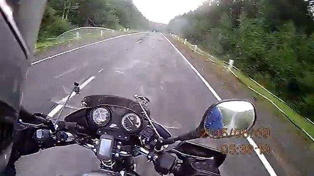Максималка на ybr 125 на одном из спусков Урале. смотреть онлайн