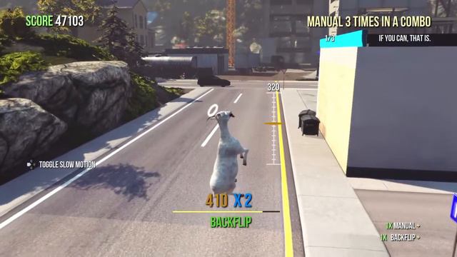 How to do 3 times in a Combo - Goat Simulator смотреть онлайн