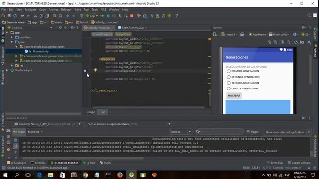10. Android Studio Para Principiantes- Radio Button en aplicación Pokemon. смотреть онлайн