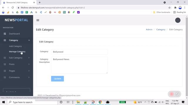 Free News Portal Website Script смотреть онлайн
