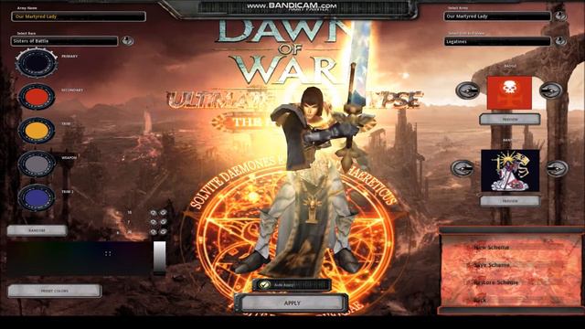 Dawn of War Soulstorm All Sisters of Battle Units Ultimate Apocalypse Mod смотреть онлайн