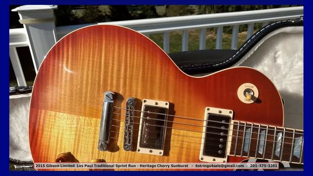 2015 Gibson Limited Edition Les Paul Traditional Traditional Sprint Run смотреть онлайн